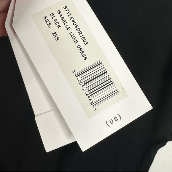 NEW Universal Standard Isabelle Luxe Black Sheath Shirt Dress Size 2XS- US 6-8 - Picture 6 of 9